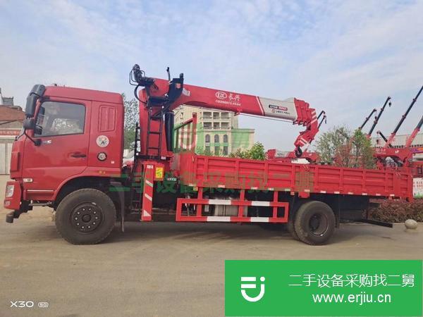 廣西出售二手東風華神單橋上裝10噸隨車吊