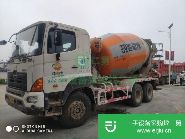 山西出售二手日野攪拌車