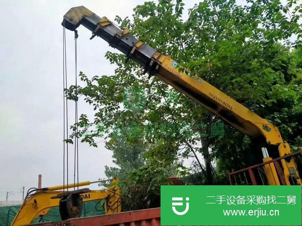 黑龍江出售二手東風前四后八16噸隨車吊