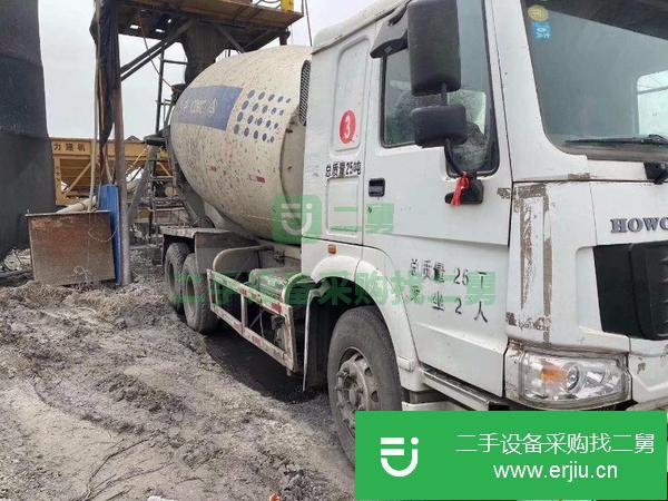 黑龍江出售二手豪沃攪拌車