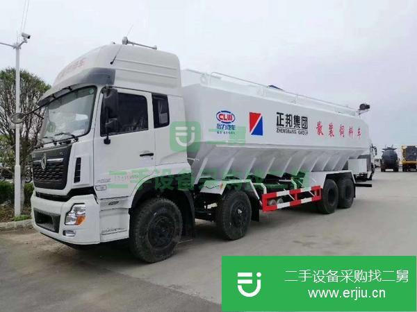 河北出售二手東風天龍前四后八44方散裝運輸車