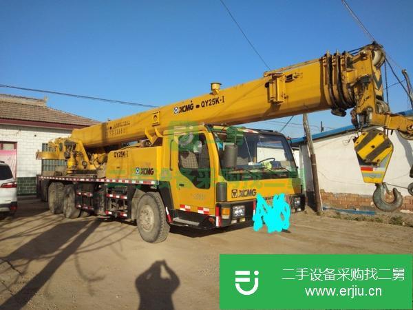 甘肅出售二手徐工25k-1吊車
