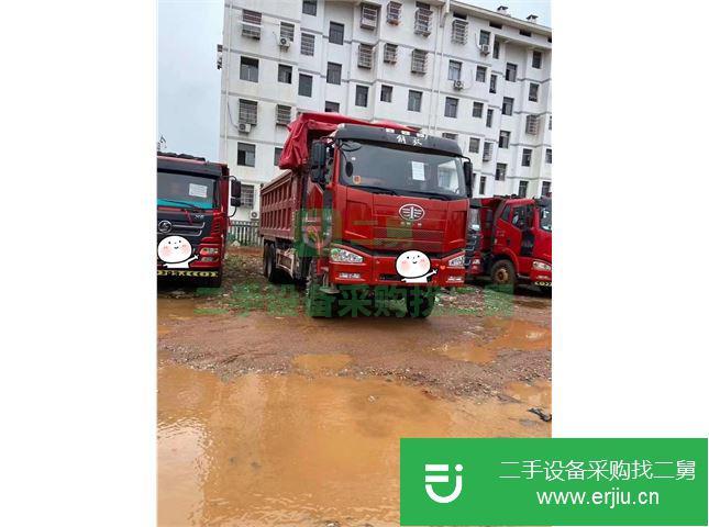 江西出售二手解放J6P自卸車