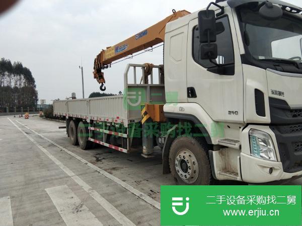廣西出售二手徐工十二噸雙聯泵后八輪隨車吊