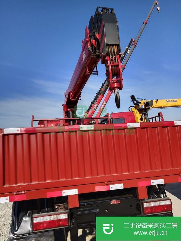 湖北出售二手藍(lán)牌5噸吊車