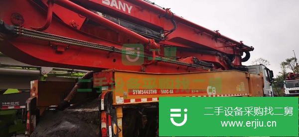 河南出售二手56米泵車,手續(xù)齊全,泵送方量五萬(wàn)