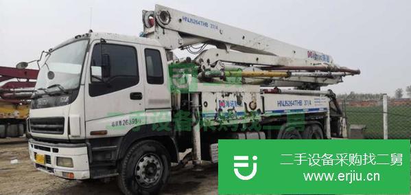 河北出售二手37米叉腿泵車