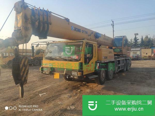 山東出售二手徐工70k吊車