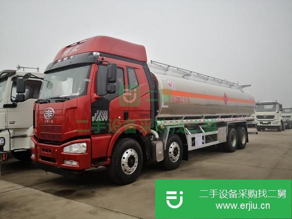 廣東出售二手前四后八31.6方解放油罐車
