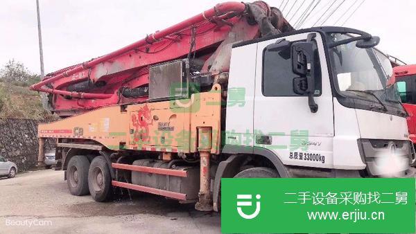 廣西出售二手國四三一奔馳49米泵車