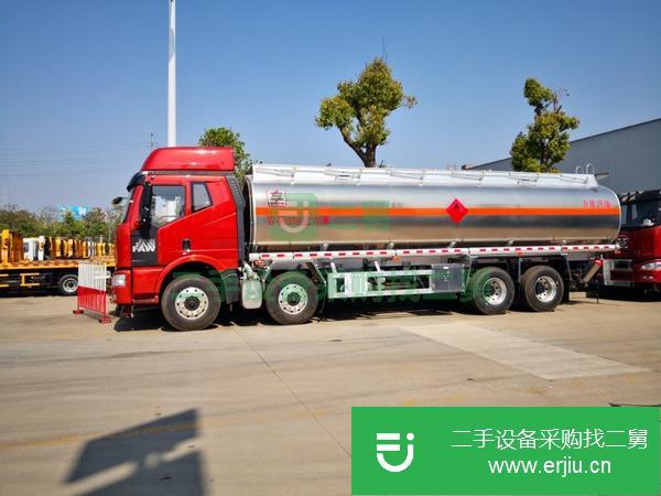 廣東出售二手解放鋁合金前四后八油罐車