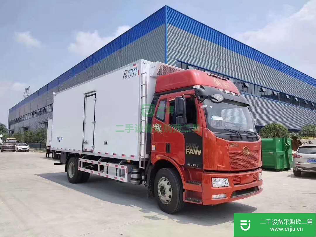 湖北出售二手一汽解放240馬力冷藏車