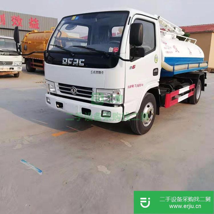 山東出售二手大型五噸吸糞車