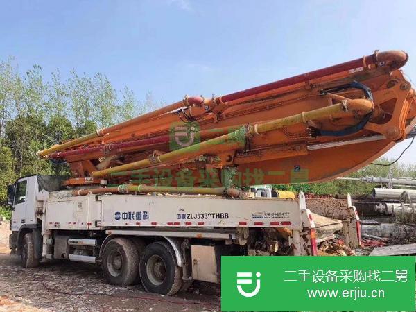 河南出售二手國四中聯(lián)49米六節(jié)臂泵車