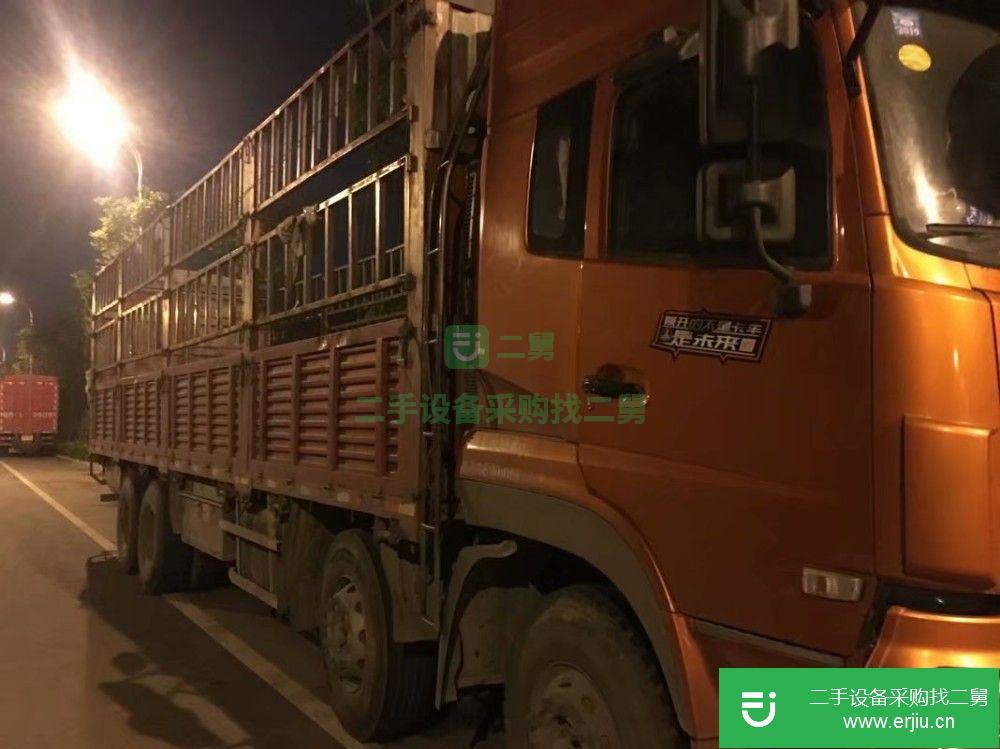 安微出售二手東風(fēng)天龍前四后八高欄貨車(chē)