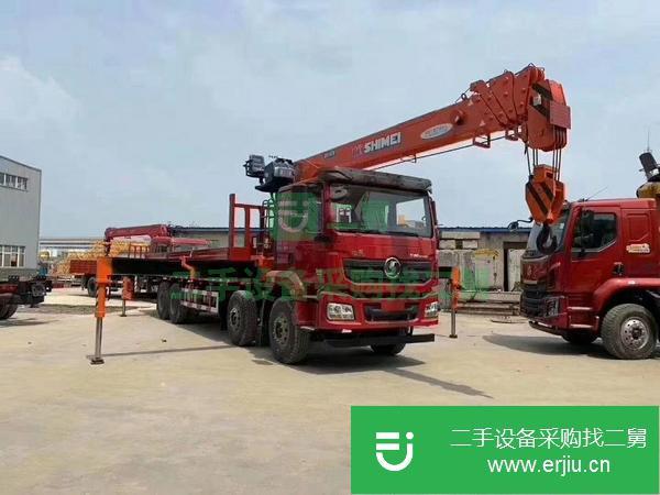 山西出售二手石煤14噸隨車吊