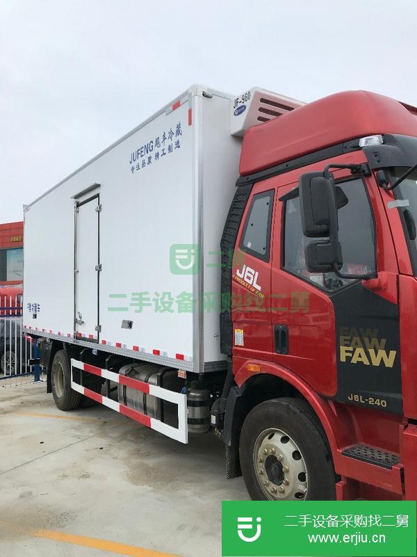 河南出售二手一汽解放J6L，6.8米冷藏車