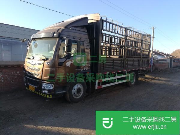 吉林出售二手青島龍V倉柵載貨車