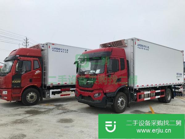 河南出售二手一汽解放J6L，6.8米冷藏車