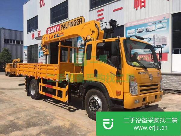貴州出售二手大運5噸隨車吊