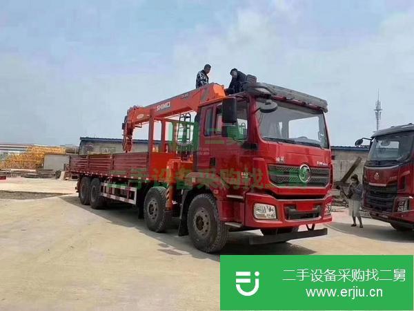 湖北出售二手石煤14噸隨車吊