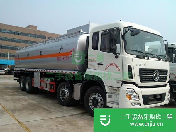 貴州出售二手東風天龍前四后八25立方加油車
