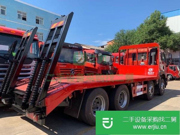 廣東出售解放前四后八320馬力平板運輸車