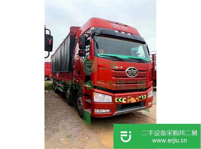 江西出售二手一汽解放J6高欄載貨車
