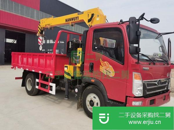 湖北出售二手中國重汽5噸吊車