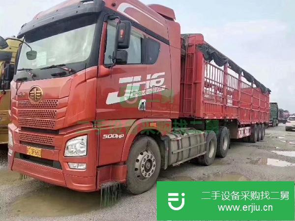 江西出售二手解放半掛車