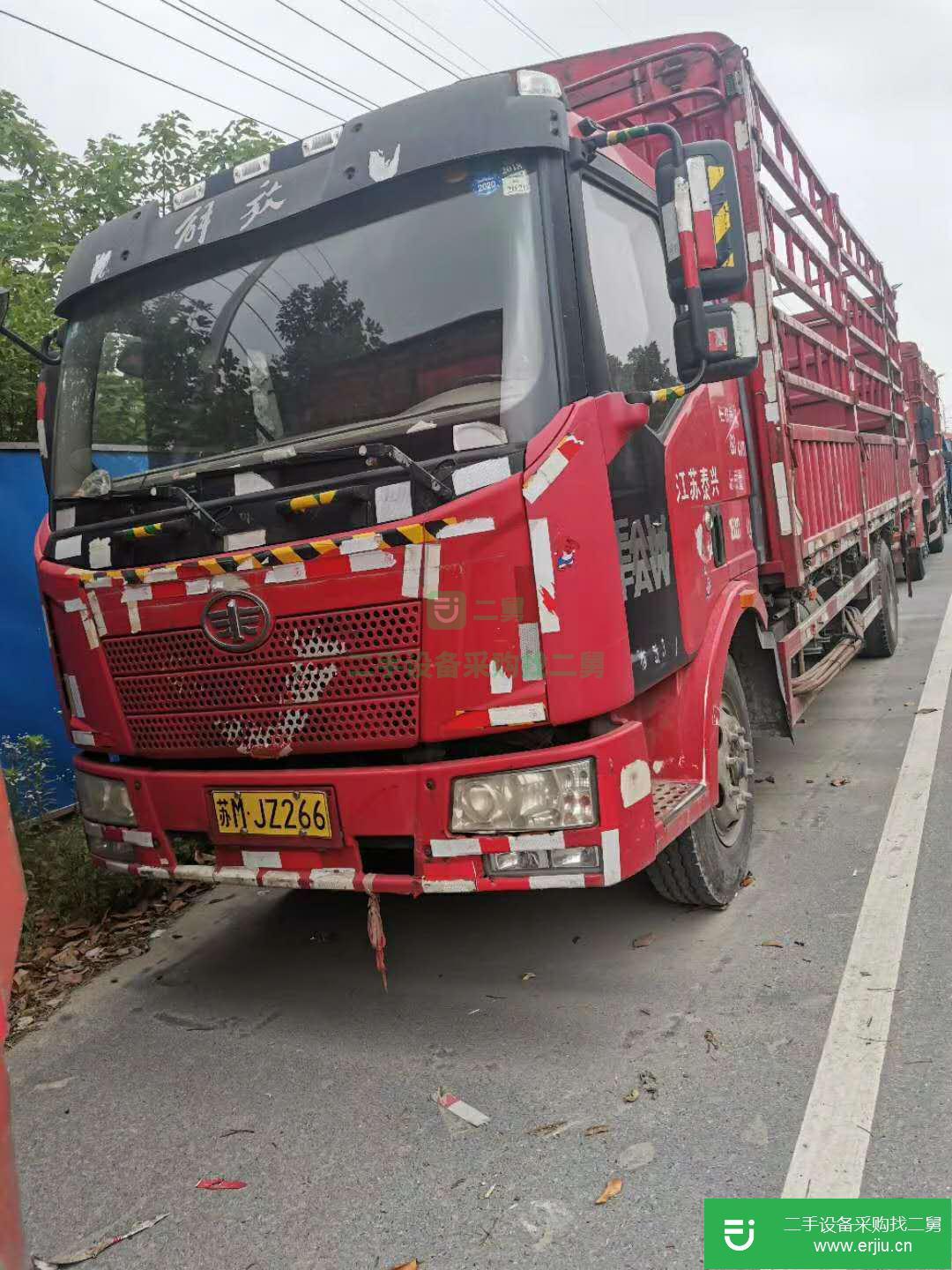 江蘇出售二手一汽解放高欄載貨車