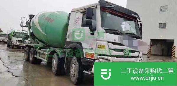 山東出售二手豪沃天然氣18方攪拌車