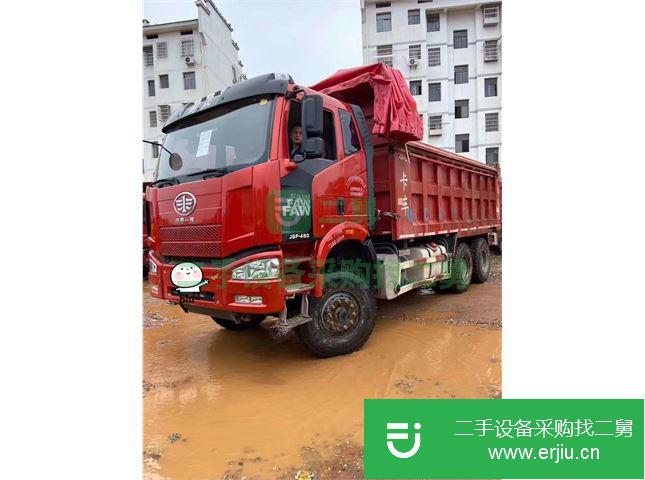 江西出售二手解放J6P自卸車