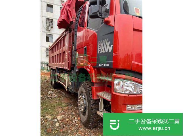 江西出售二手解放J6P自卸車