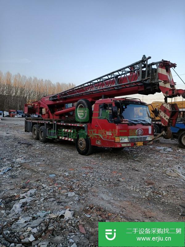 黑龍江出售二手東岳25噸4節臂吊車