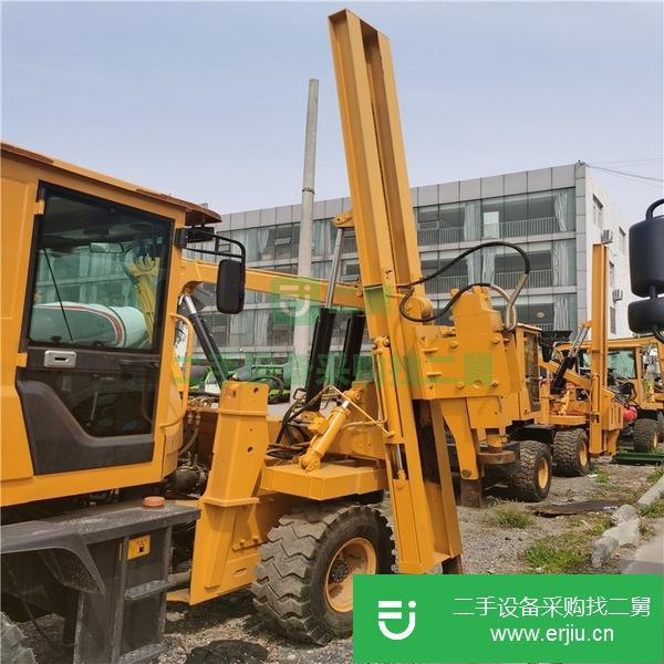 山東出售二手液壓護欄打樁機