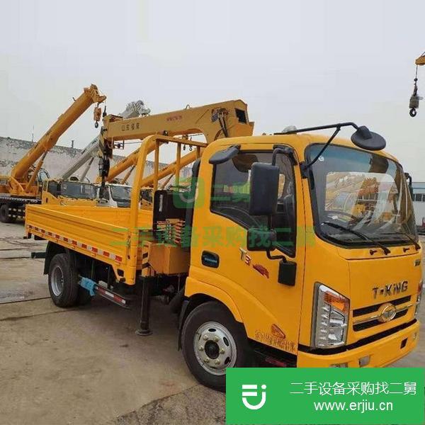 山東出售二手5噸隨車吊