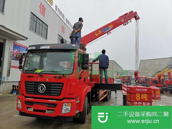 廣西出售二手東風錦程后八輪10噸隨車吊