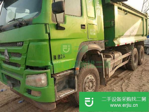 甘肅出售二手豪沃后八輪自卸車