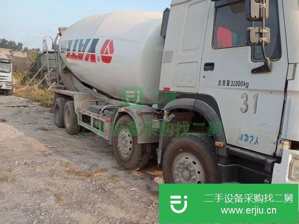吉林出售二手豪沃大20方攪拌車