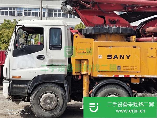 上海出售三一泵車，五十鈴56米底盤，極品車況