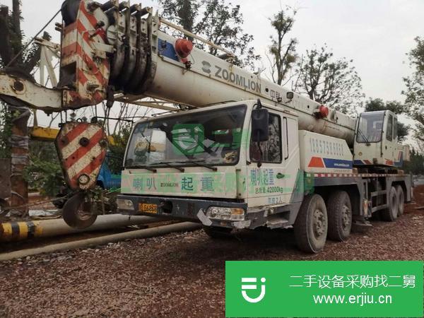 浙江出售二手中聯吊車55噸