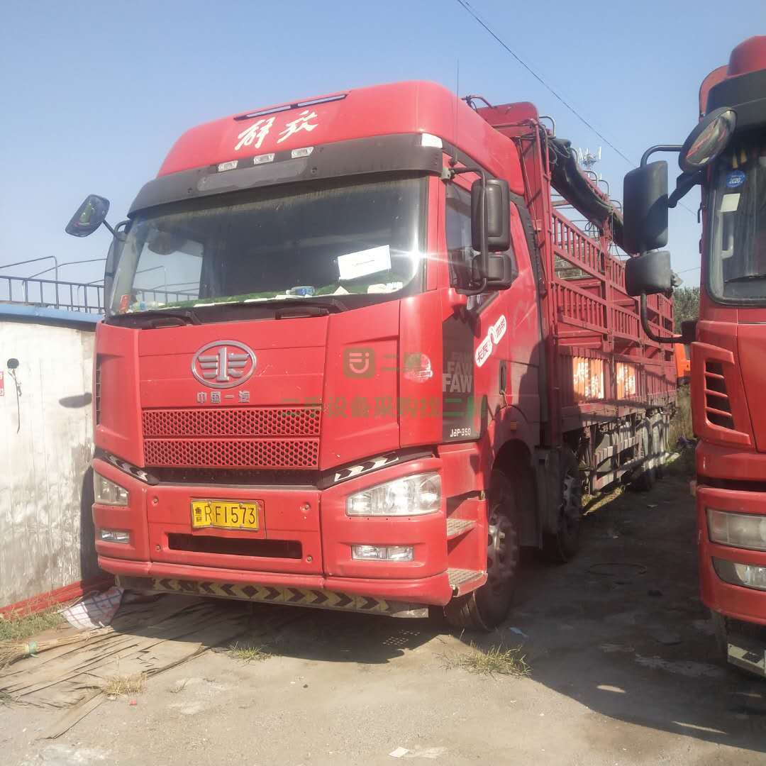 出售17年解放JH6/400馬力半掛車 車況精品 可分期提檔