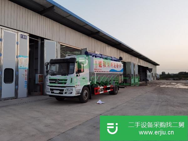 河北出售二手陜汽單橋散裝飼料運(yùn)輸車