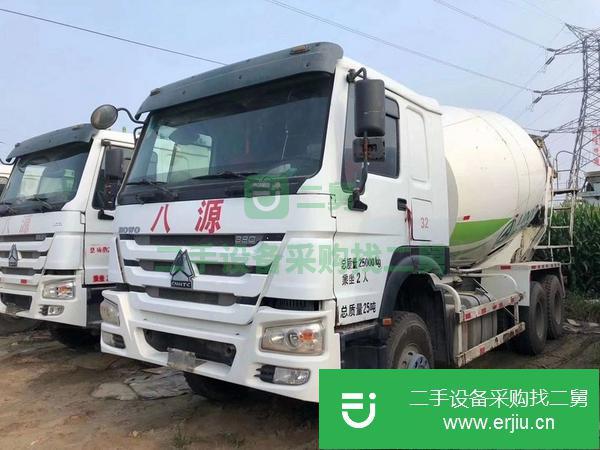 山東出售二手豪沃工程攪拌車