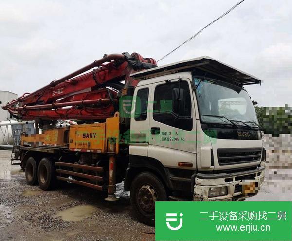 貴州出售二手三一37米泵車