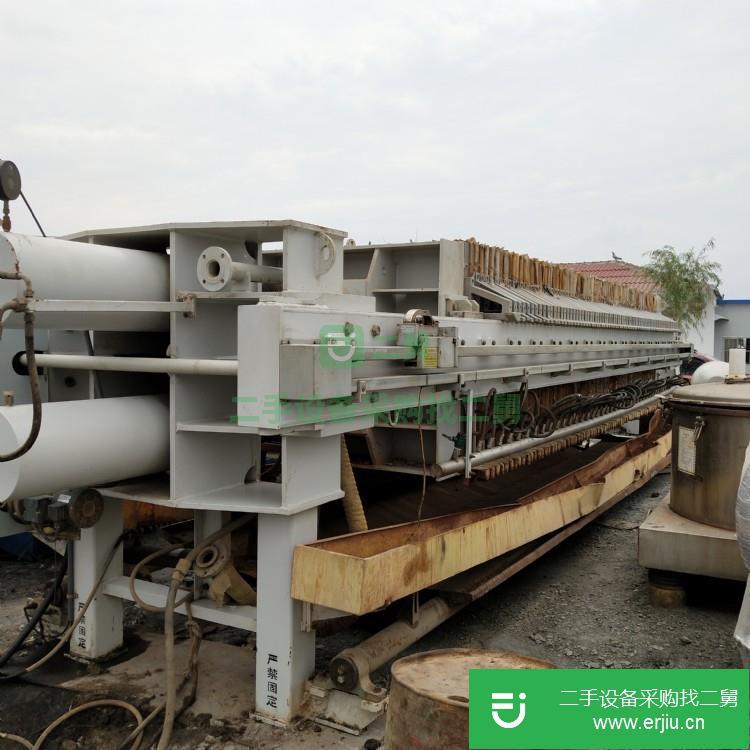 山東出售二手100平方隔膜壓濾機