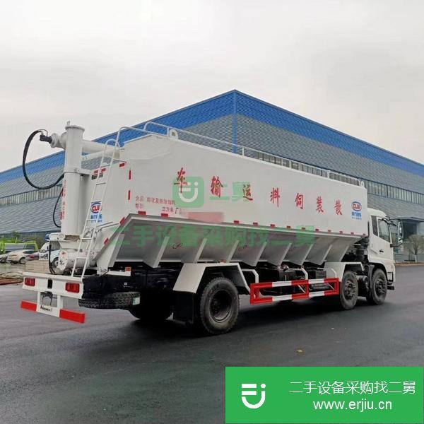貴州出售二手天錦16噸散裝飼料運輸車