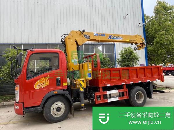 湖北出售二手藍牌5噸隨車吊