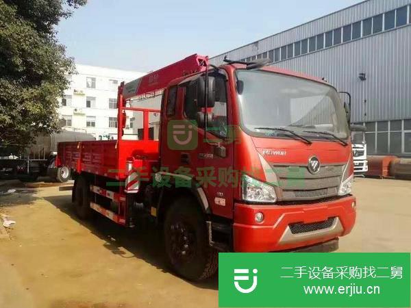 湖北出售二手國六單橋8噸隨車吊